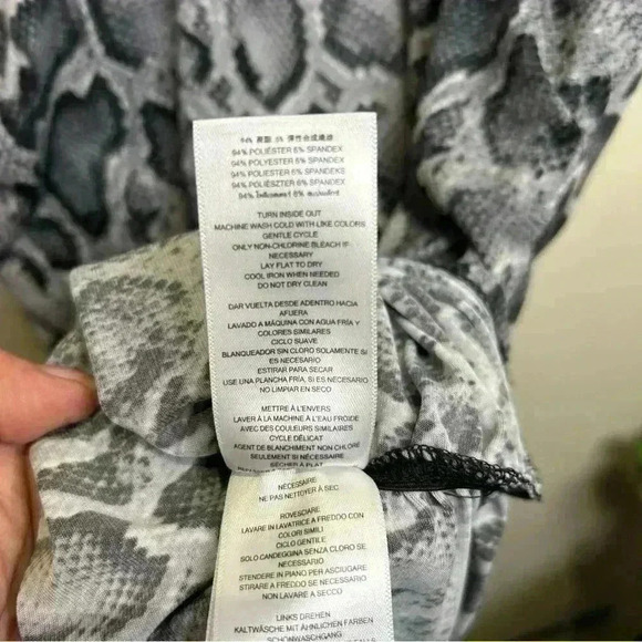 Snake Print Michael Kors Midi Dress PTP 21” Stretchy - Picture 7 of 11